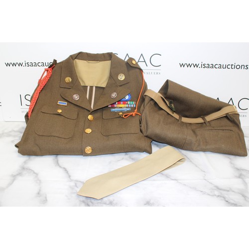 327 - Airborne US Jacket And Trousers (Suit)