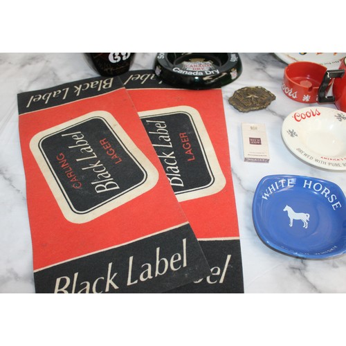 250 - A Selection Of Breweriana Vintage Items  UN-OPENED Pack Of Silk Cut Various Conditions
COLLECTION ON... 