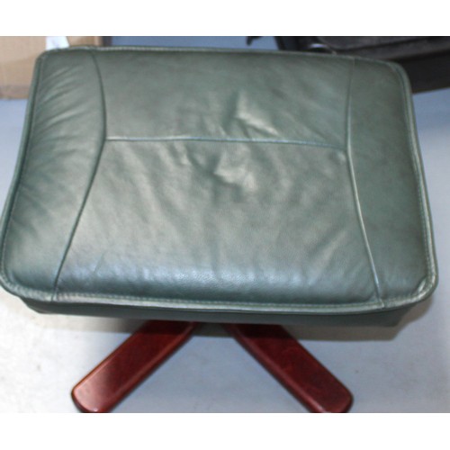 196 - 2 x Leatherette Bottle Green Foot Stools
COLLECTION ONLY