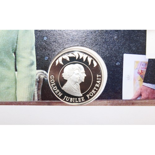 308 - The Queen's Golden Jubilee Silver Coin First Day Cover