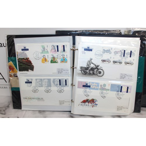 366 - 3 x Albums Containing First Day Covers