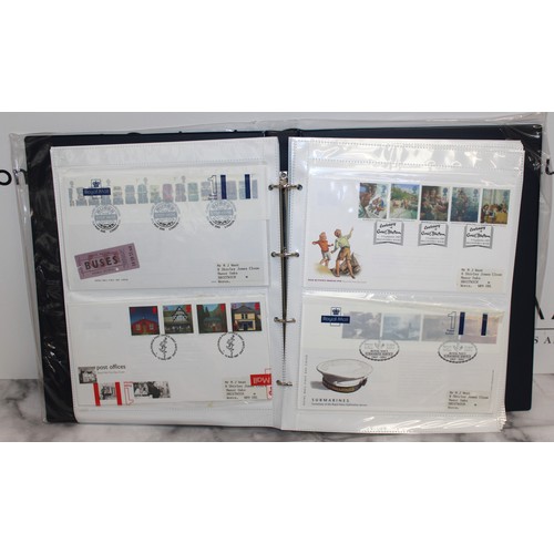 366 - 3 x Albums Containing First Day Covers