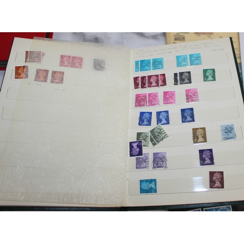 367 - A Quantity Of Stamps Some In Albums Including Franked And Unfranked Stamps