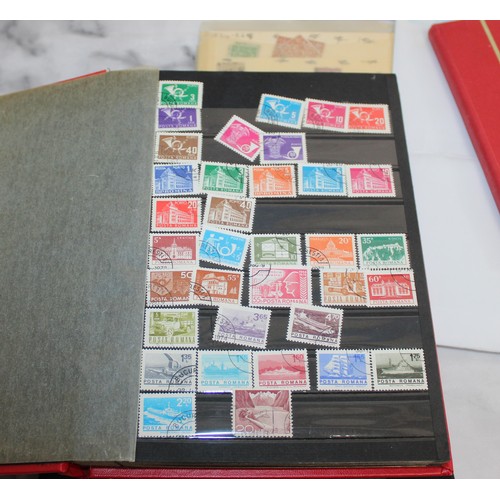 367 - A Quantity Of Stamps Some In Albums Including Franked And Unfranked Stamps