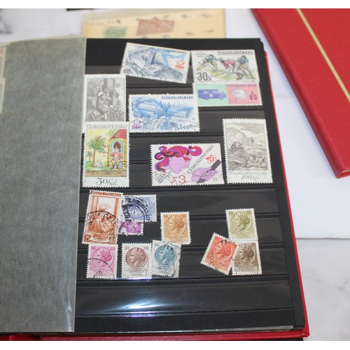 367 - A Quantity Of Stamps Some In Albums Including Franked And Unfranked Stamps