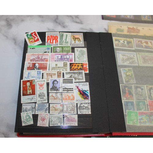 367 - A Quantity Of Stamps Some In Albums Including Franked And Unfranked Stamps