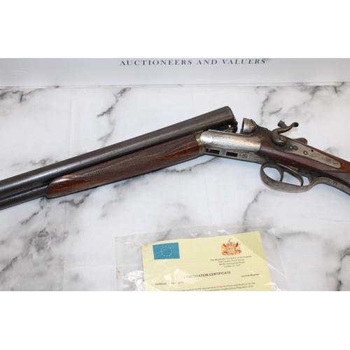 330 - Belgium Double Barrel Shotgun With Deactivation Certificate No 57340
Proof Of Age With I.D On Collec... 