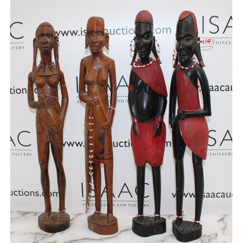 62 - 4 x African Figurines
Tallest 62cm...