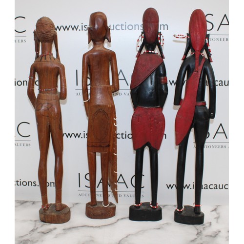 62 - 4 x African Figurines
Tallest 62cm...