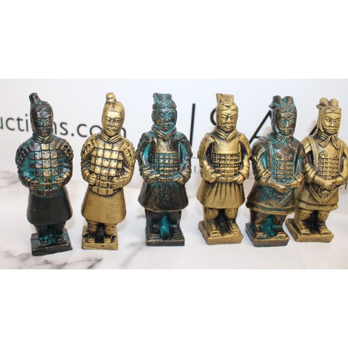 232 - 10 x Oriental Figurines Tallest-11.5cm