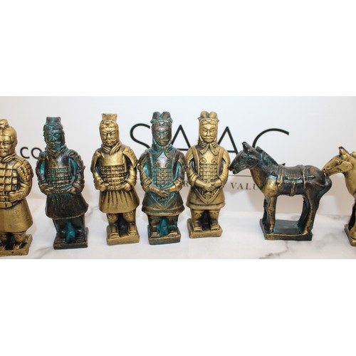 232 - 10 x Oriental Figurines Tallest-11.5cm