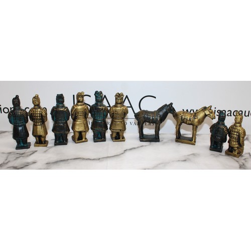 232 - 10 x Oriental Figurines Tallest-11.5cm