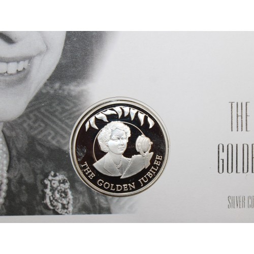 314 - The Queen's Golden Jubilee Silver First Day Coin Cover