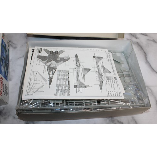 968 - 3 x Boxed Minicraft Military Air Craft Model Kits