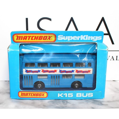 971 - A Quantity Of Boxed Collectable Matchbox Superkings Buses