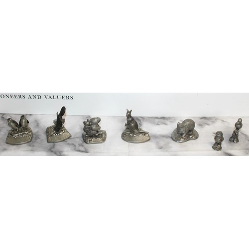 986 - Metal Mixed Animal Figurines