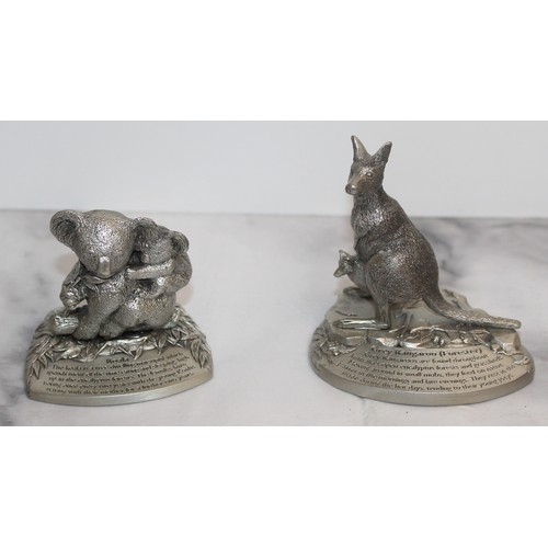 986 - Metal Mixed Animal Figurines