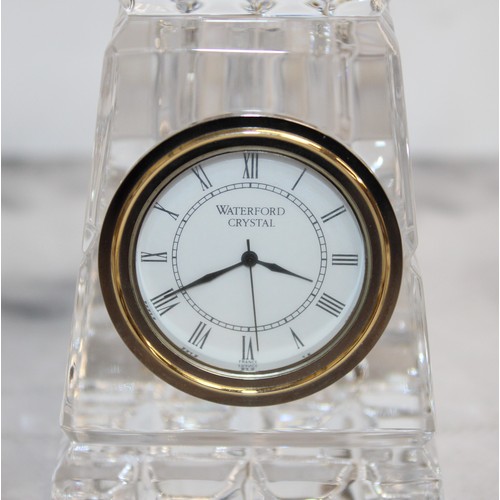 987 - Waterford Crystal Clock UNTESTED
Height 15cm...