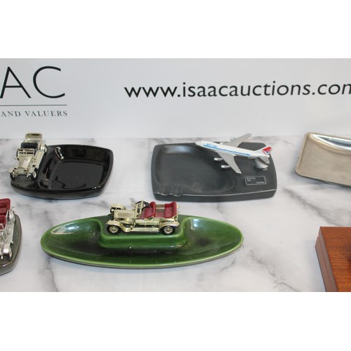 991 - A Quantity Of Ashtrays And Boxes With Car Memorabilia And Pen Stand
COLLECTION ONLY