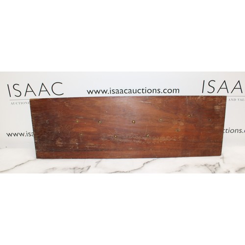 190 - Wooden Boat Plaque 72cm x 23.5cm