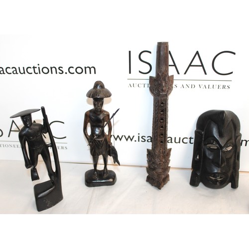 193 - Carved Wooden Figures