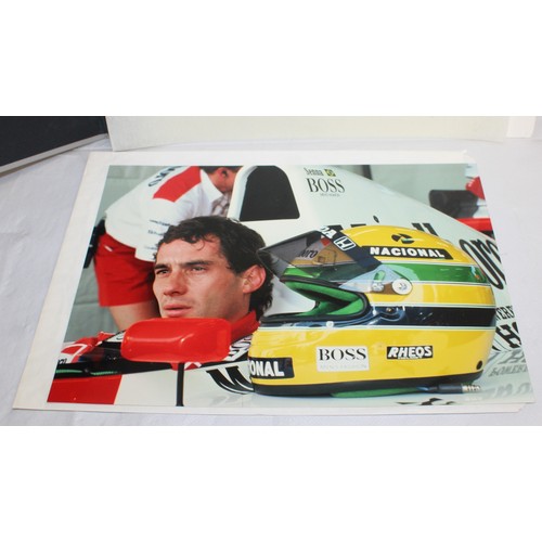 598 - SENNA ITALIAN PORTFOLIO 10 x Unpublished Photo's Of Ayrton Senna Taken During The Italian Races No 0... 