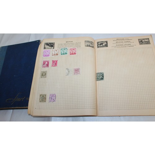 18 - 3 x Stamp Albums & Stamps...