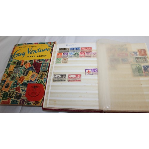 18 - 3 x Stamp Albums & Stamps...