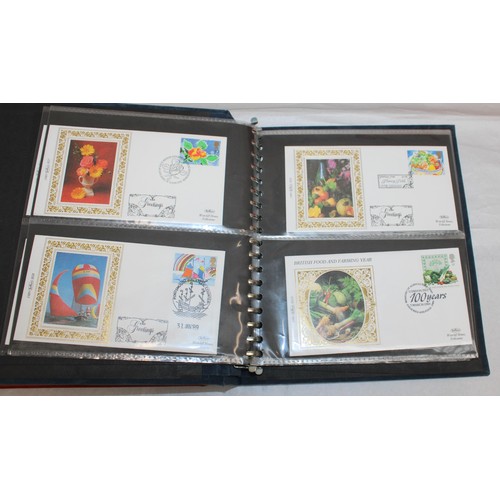 28 - 3 x Folders Containing A Quantity Of Benham Stamp Collections Only Showing Some In Pictures