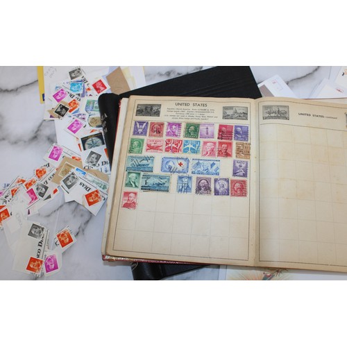 30 - Quantity Of World wide Stamps In Albums/Royal Mail First Day Covers/Etc...