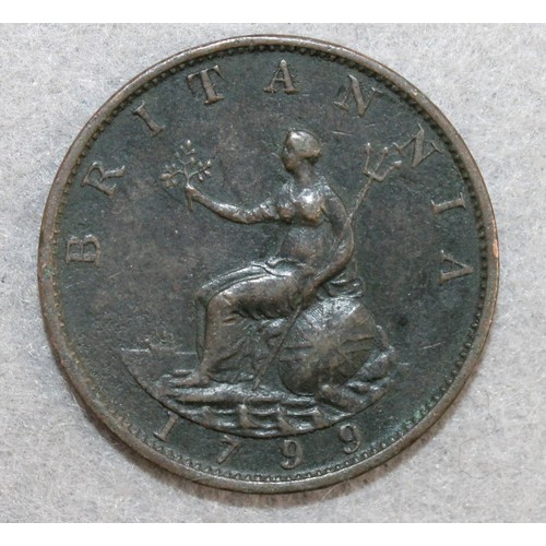 328 - 1799 Half Penny Coin