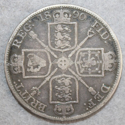 329 - 1890 Double Florin Coin