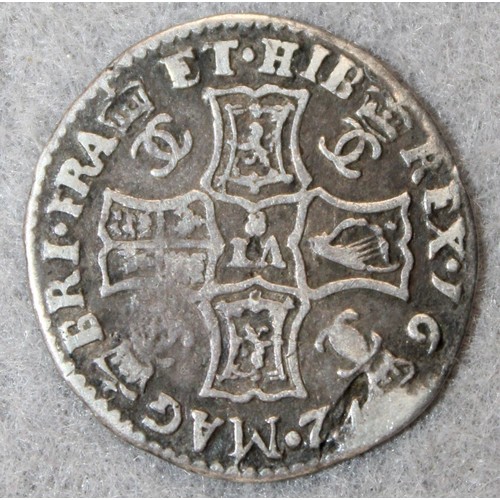 330 - Scotland Merk 1672 Coin