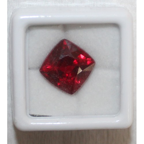 405 - 2 x GEMOLOGICAL INSTITUTE OF LABORATORY NATURAL TANZANITE & NATURAL RUBY With Original Laboratory Ce... 