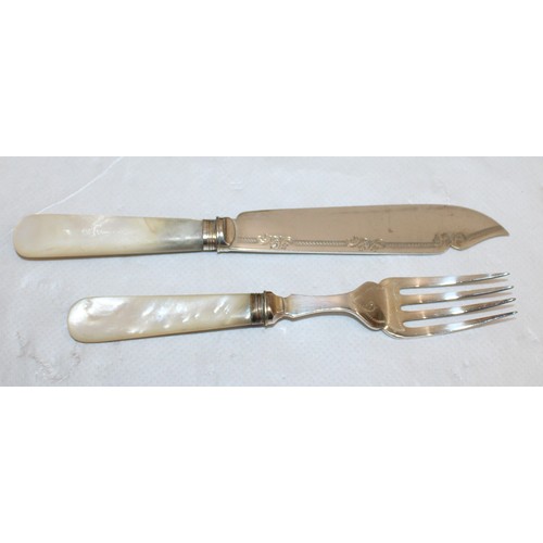 455 - Two Boxed Silver Plated Cutlery Items