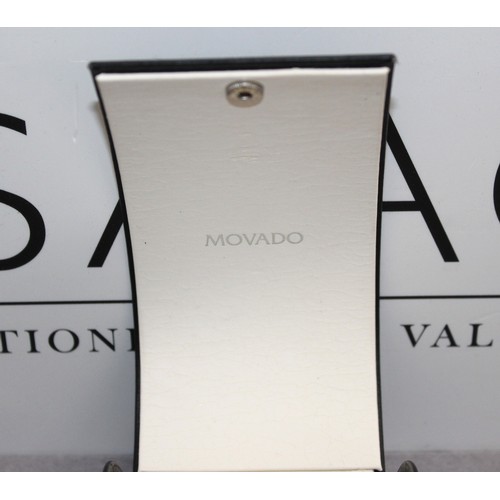 568 - MOVADO Swiss Made Water Resistant Two Tone Stainless Steel Watch Boxed Untested