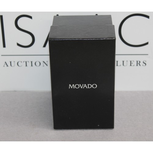 568 - MOVADO Swiss Made Water Resistant Two Tone Stainless Steel Watch Boxed Untested