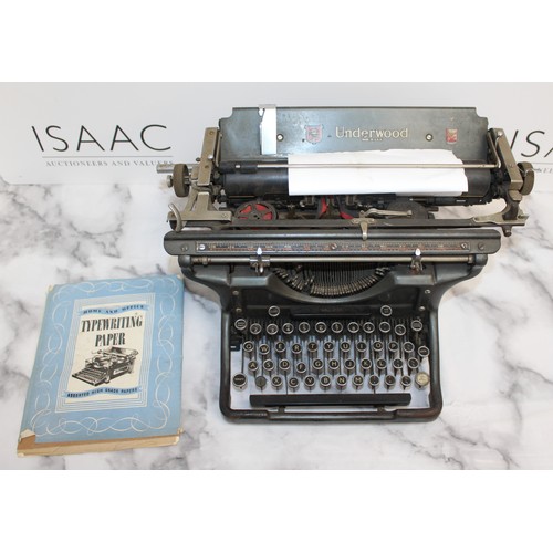 1 - Vintage Typewriter Made By Underwood USA Untested 
COLLECTION ONLY...