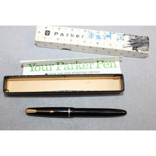 2 - Boxed Parker Fountain Pen With 14k Nib