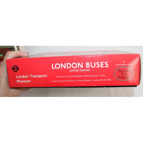 661 - 2 x Boxed Collectable Die Cast Buses Inc-London Transport Three Buses 1950-1960 Collection/London Tr... 