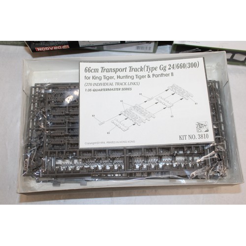 668 - Five Boxes of DRAGON Military Model Figures & Tank