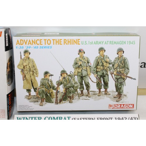 669 - Six Boxes of DRAGON Military Model Figures