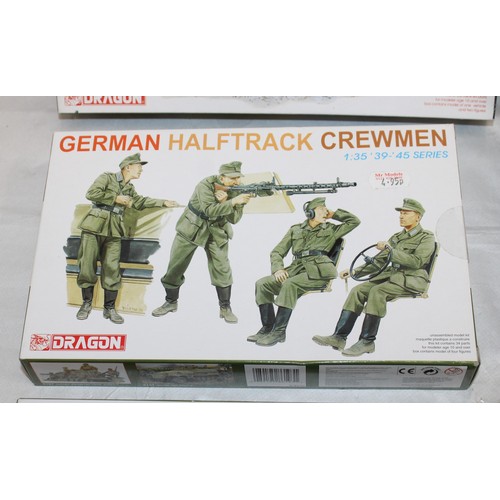 669 - Six Boxes of DRAGON Military Model Figures