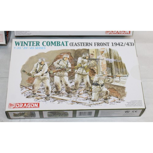 669 - Six Boxes of DRAGON Military Model Figures