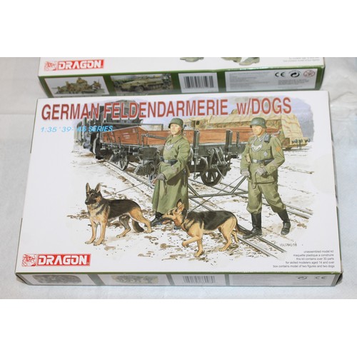 669 - Six Boxes of DRAGON Military Model Figures