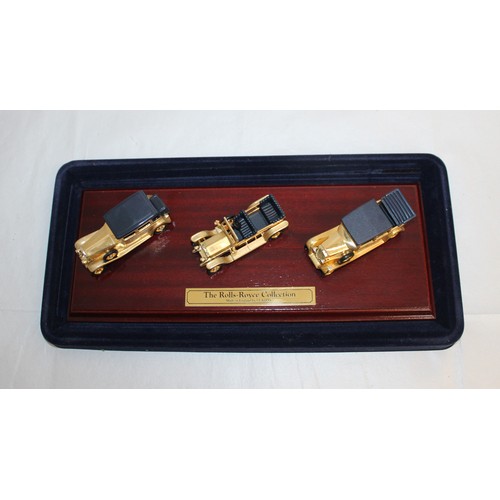 678 - A Boxed Rolls-Royce Collection Special 24-Carat Gold Plated Limited Edition