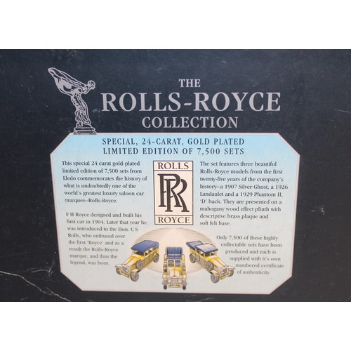 678 - A Boxed Rolls-Royce Collection Special 24-Carat Gold Plated Limited Edition