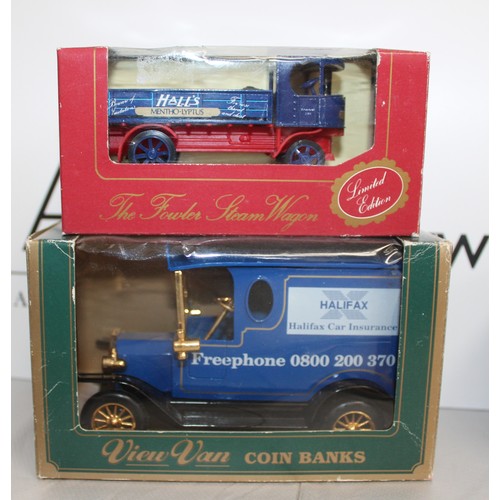 685 - A Selection Of Boxed Collectable Lorries Inc: Royal Worcester Fine Bone China Bedford S Box Van/Hali... 