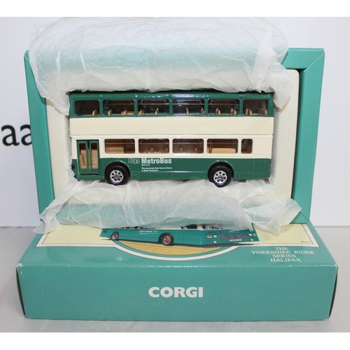 686 - 2 x Collectable Die-Cast Yorkshire Rider Buses