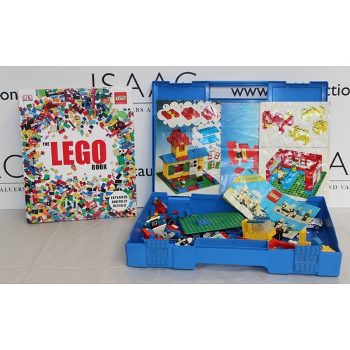 692 - A Lego Book And A Case Of Lego